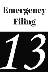 Emergency Filing