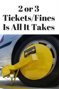 2 or 3 Tickets-Fines Is All It Takes
